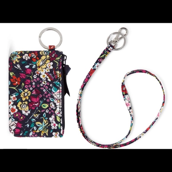 Vera Bradley Accessories Era Bradley Quilted Cotton Zip Id Case And